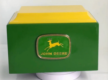 Green & Yellow John Deere Fiberglass Box Cremation Urn - 510