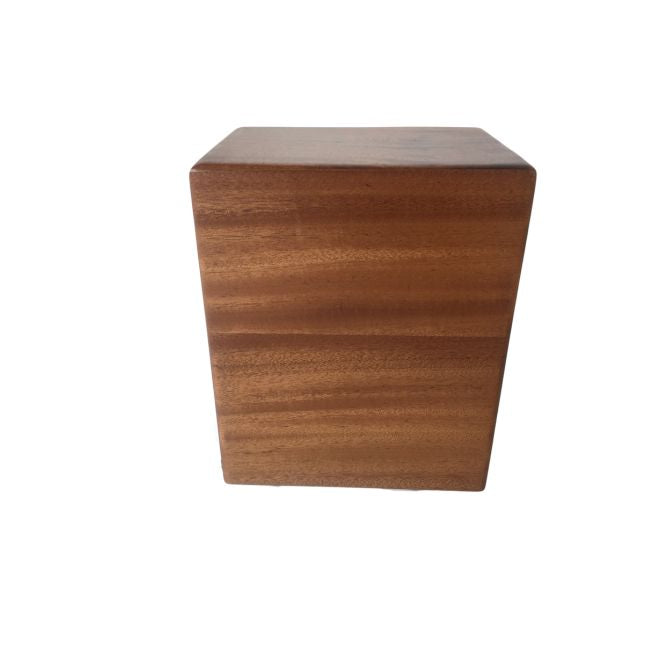 Premium Military Mahogany Wood Box Cremation Urn - T120