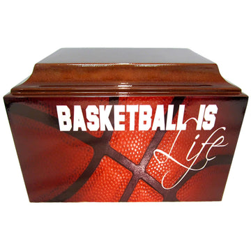Basket Ball is Life Cremation Urn