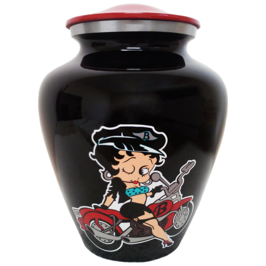 Black Betty Boop Niche Cremation Urn