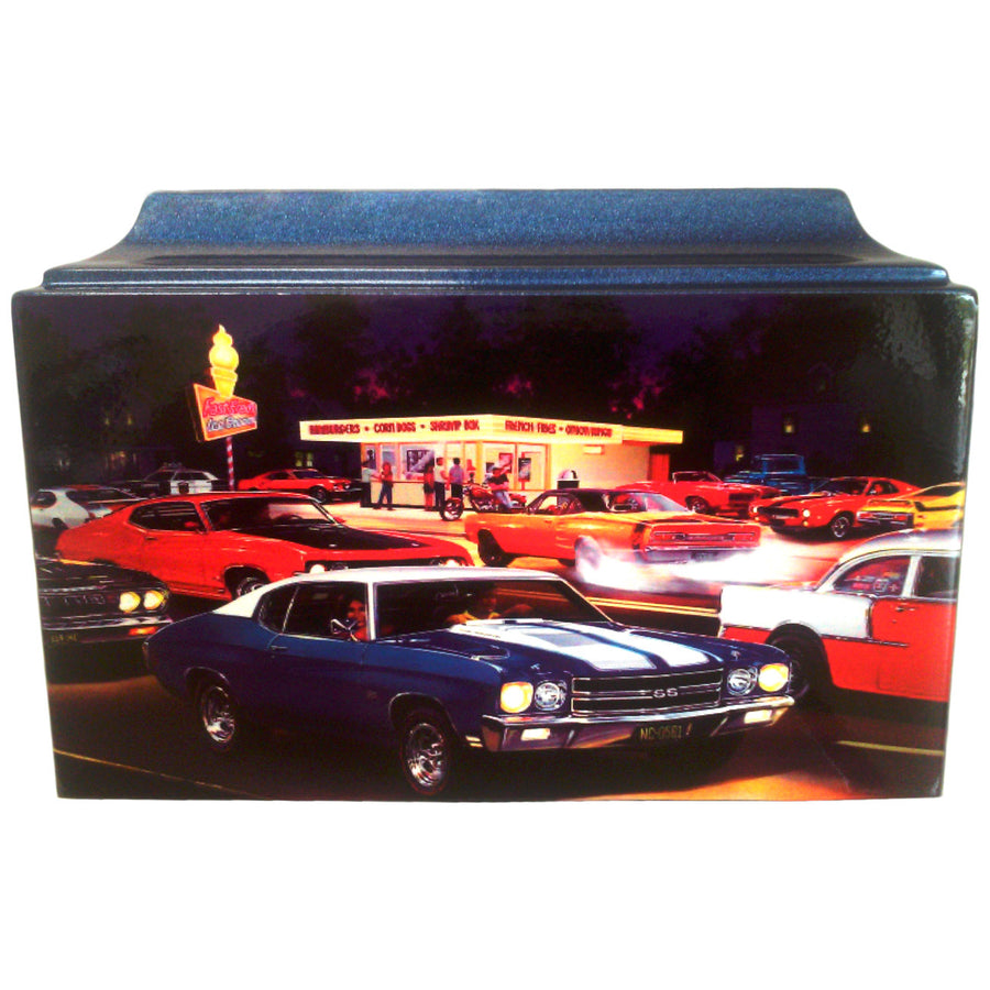 Classic Muscle Car Fiberglass Box Cremation Urn 