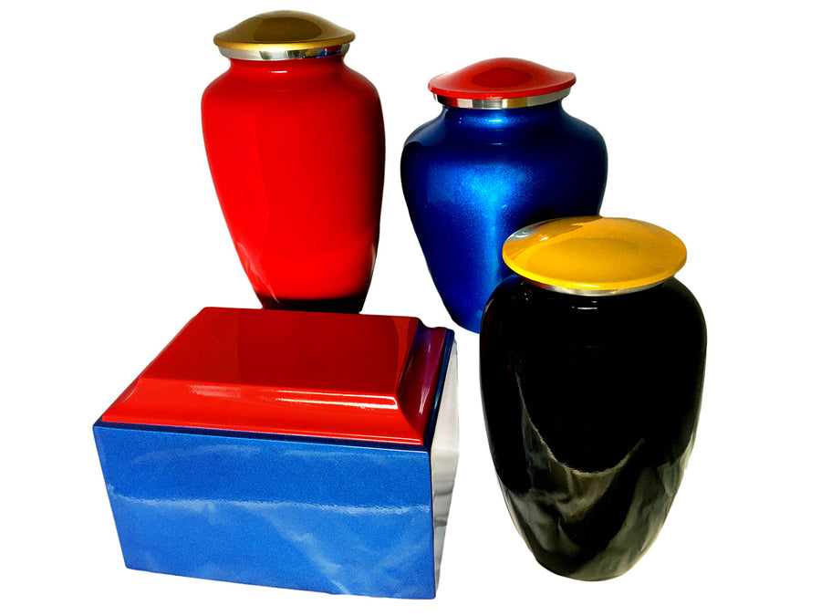 Diseñe una urna de cremación personalizada para un equipo deportivo