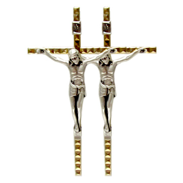 Deux Crucifix d'Urne de Crémation