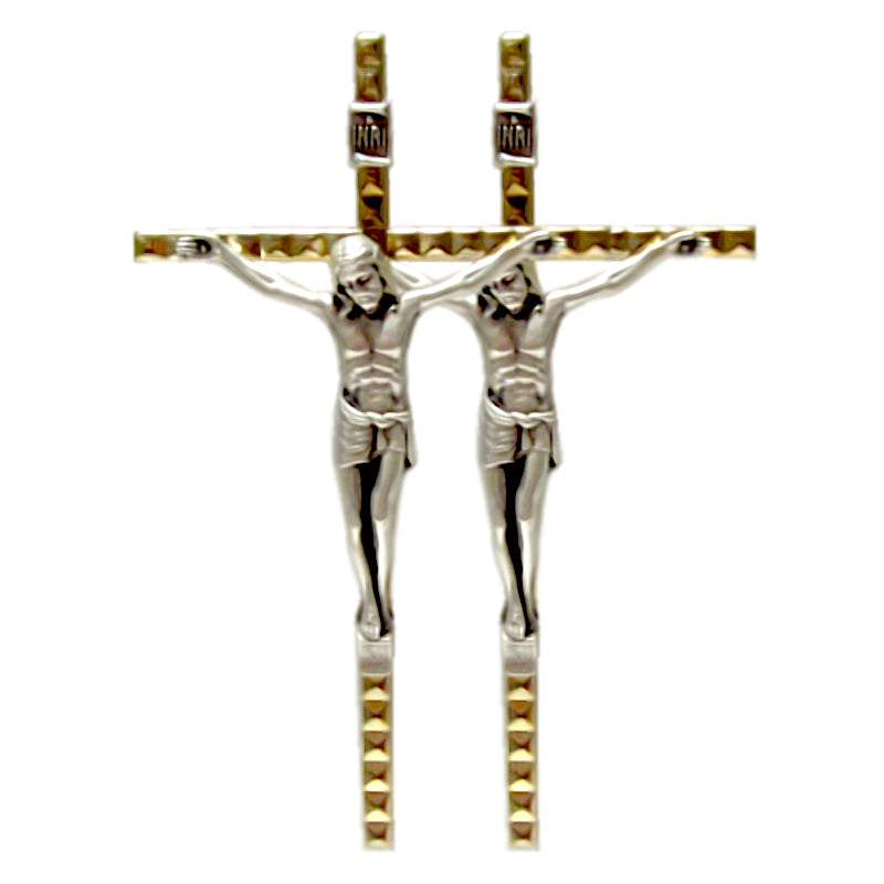 Two Cremation Urn Crucifixes