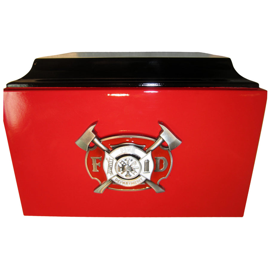 Firefighter Fiberglass Box Cremation Urn 