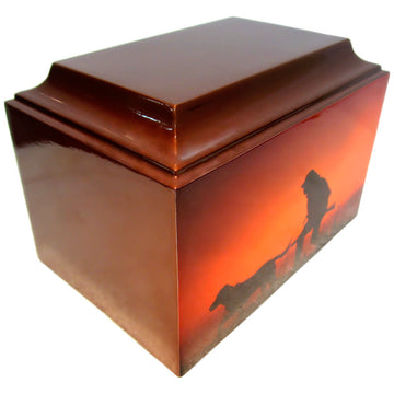Hunting Fiberglass Box Cremation Urn