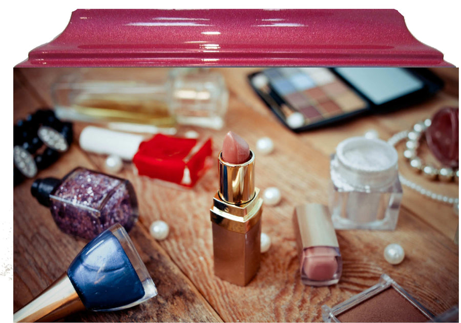 Pink Girl Teen Fashion Makeup Fiberglass Box Cremation Urn – T107