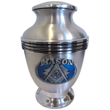 Mason's 3-Ring Aluminum Cremation Urn