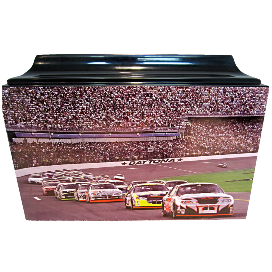 NASCAR Racing Fiberglass Box Cremation Urn 