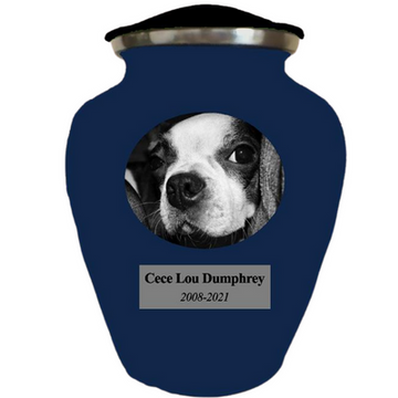 Pet Custom Image Classic Sharing Vase Cremation Urn