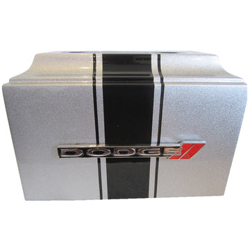 Silver Dodge Fiberglass Box Cremation Urn