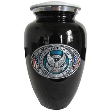 US Federal Government Employee Classic Vase Cremation Urn