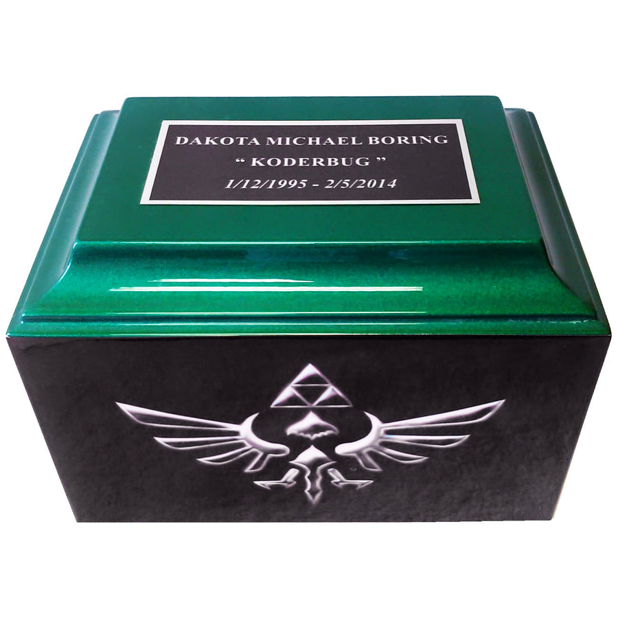 Zelda Fiberglass Box Cremation Urn